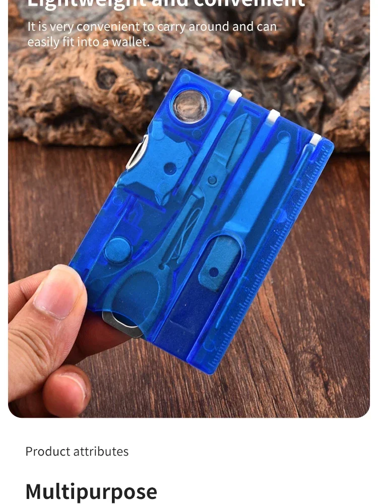 Outdoor Camping Glamping Share - Set with Light Tool Card, Outdoor