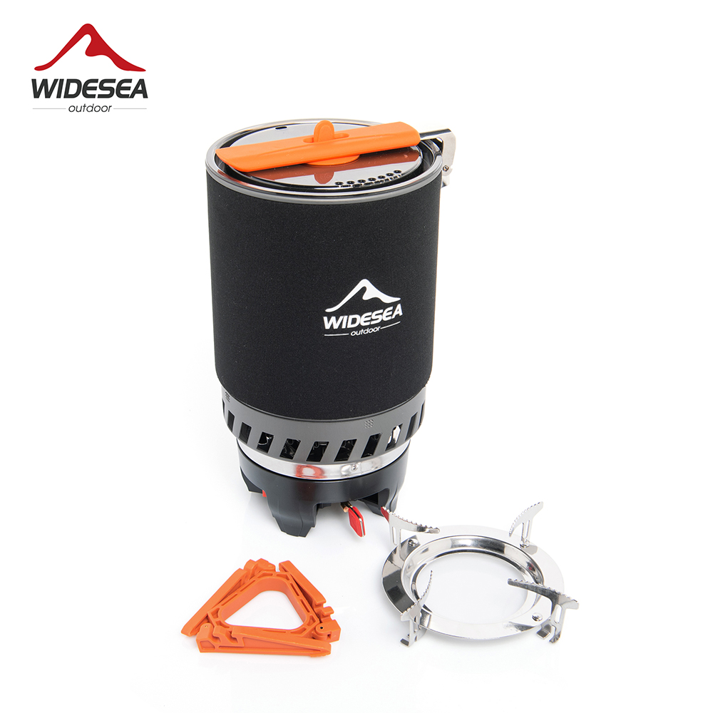 Outdoor Camping Gas Stove - Widesea Camping Cooking System with Heat
