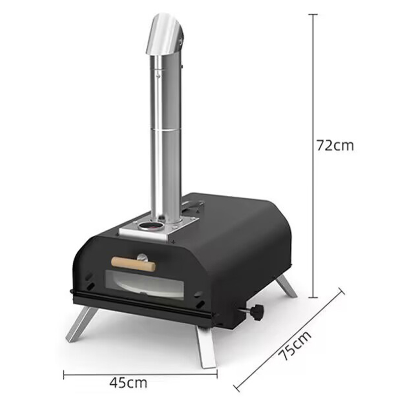 Outdoor Camping Oven - 11/12/13inch Outdoor Oven Charcoal Fired Maker