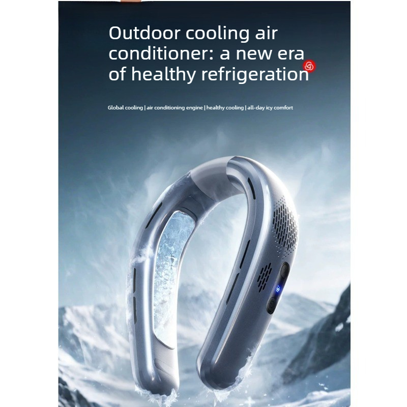 Camping Quiet - Portable Neck Fan Cooling Mini Hanging