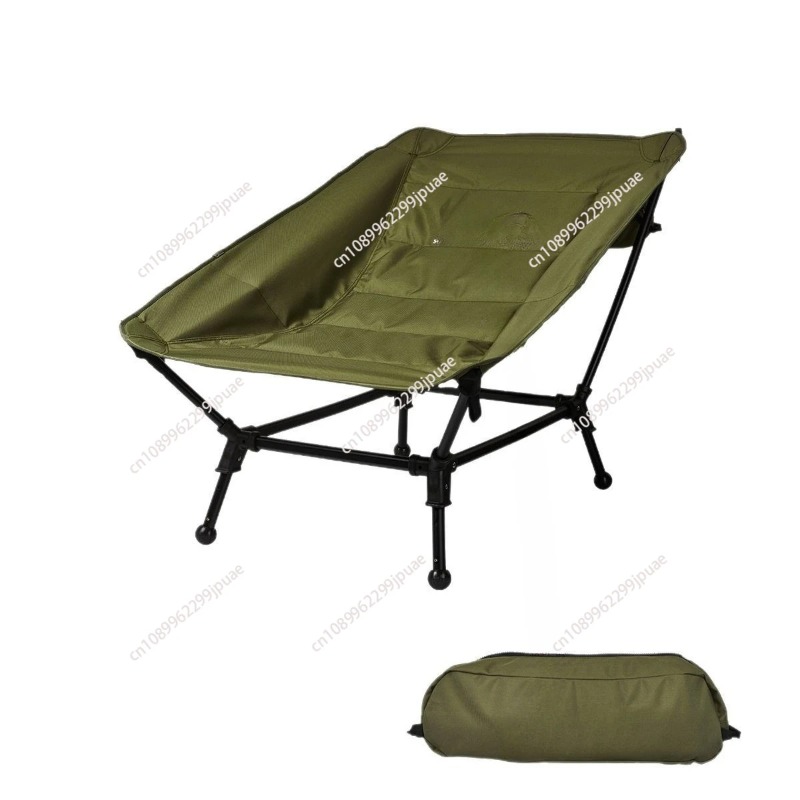 Outdoor Camping High Chair - High Strength Aluminum Alloy Foldable Moon