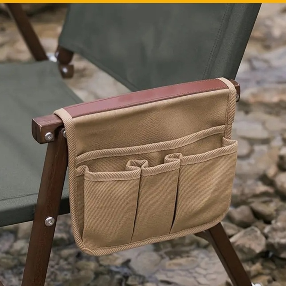 Outdoor Activities In Camping - Lightweight For Camping Chair Side Pouch