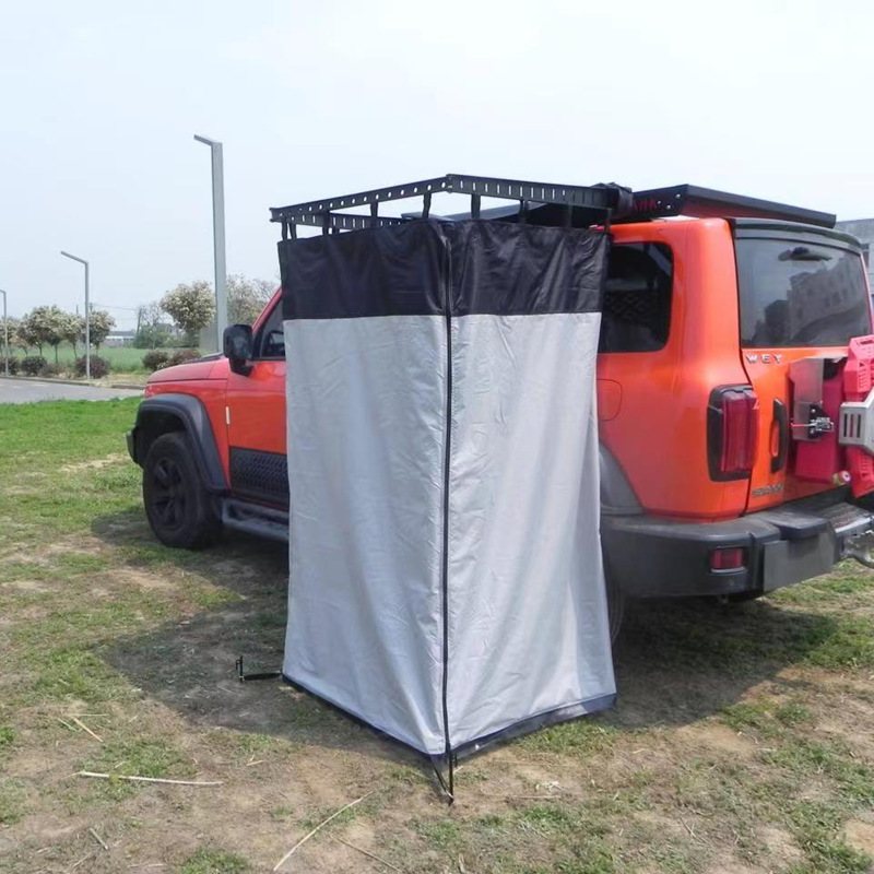 Outdoor Camping Toilet Tent - Outdoor Camping Shower Tent Car Side