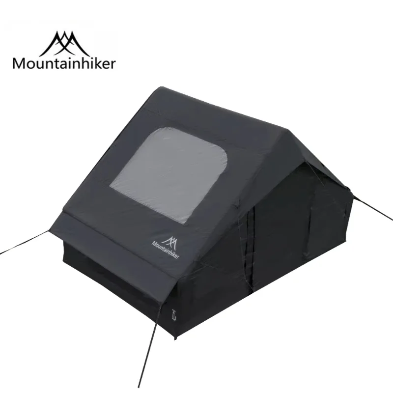 Outdoor Camping Inflatable Tent - MOUNTAINHIKER Black/Khaki Inflatable Tent with Oxford