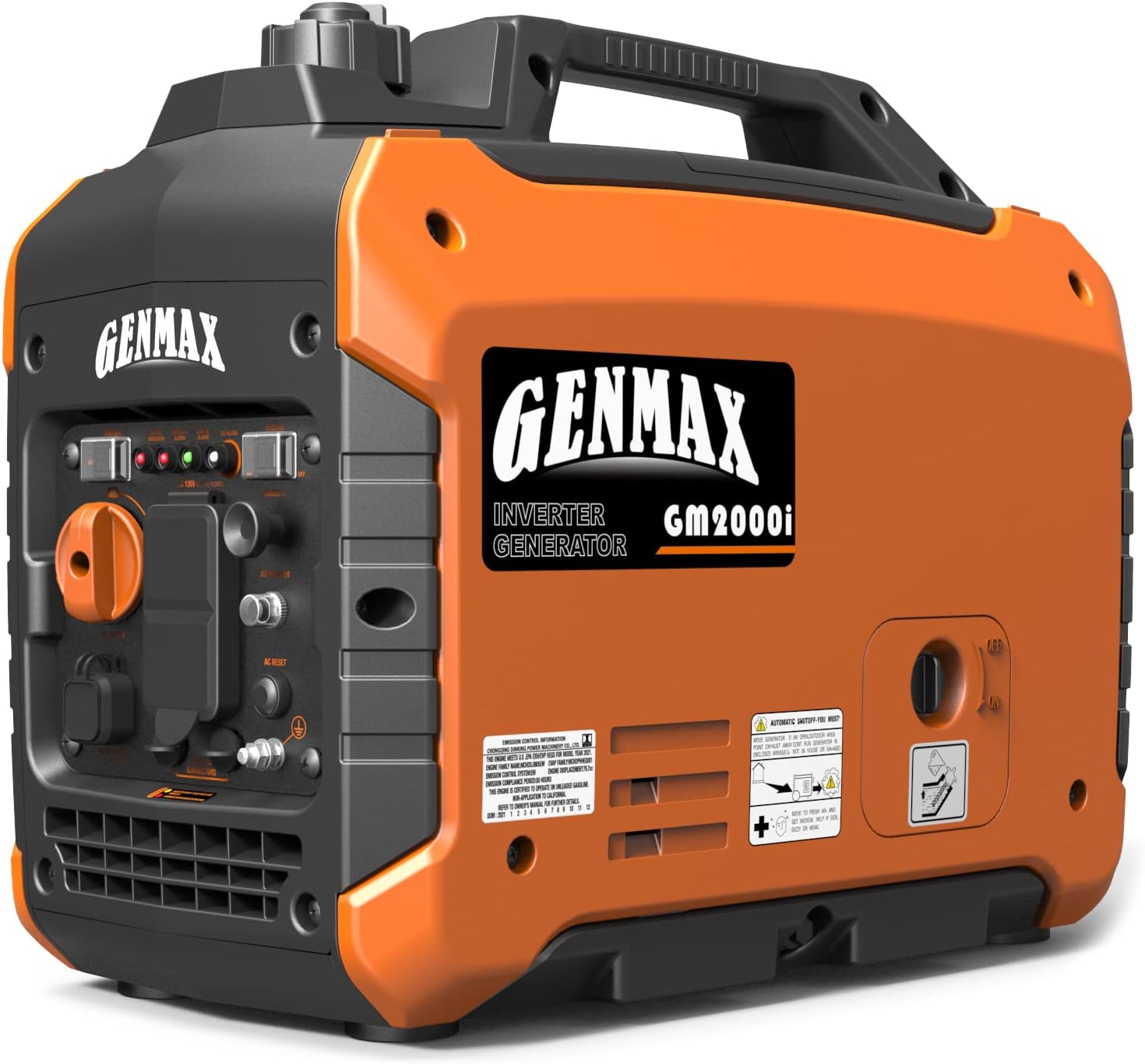 Camping Quiet - Portable Generator,2000W Ultra Quiet Gas Engine,EPA