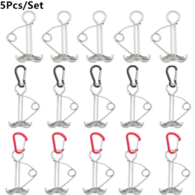 Outdoor Camping Decke - Windproof 5PCS Rope Buckle Retractable Spring