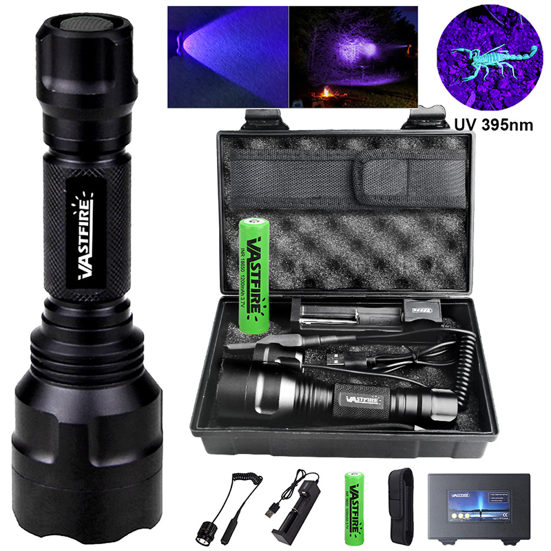 Outdoor Camping Glamping Share - High Power LED UV Flashlight Set