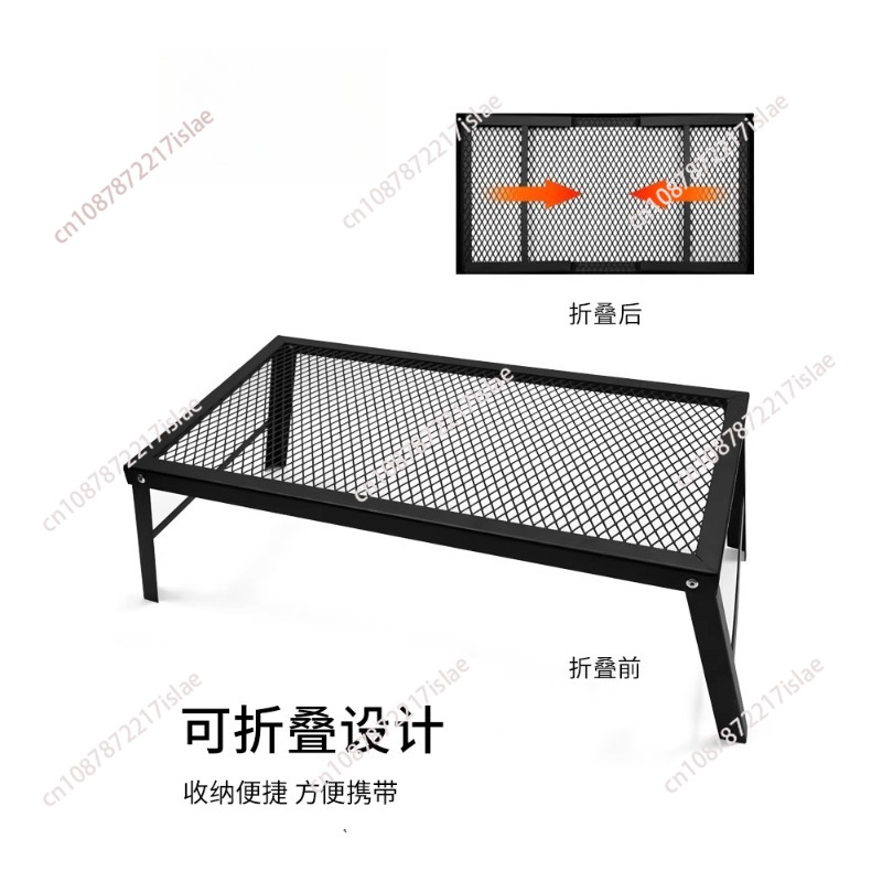 Outdoor Activities In Camping - Portable Ultra Light Metal Folding Table