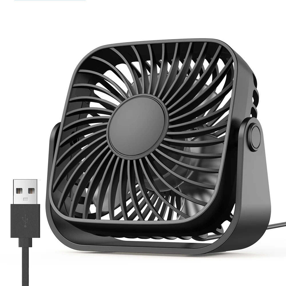 Camping Quiet - 4Inch USB Mini Portable Fan for