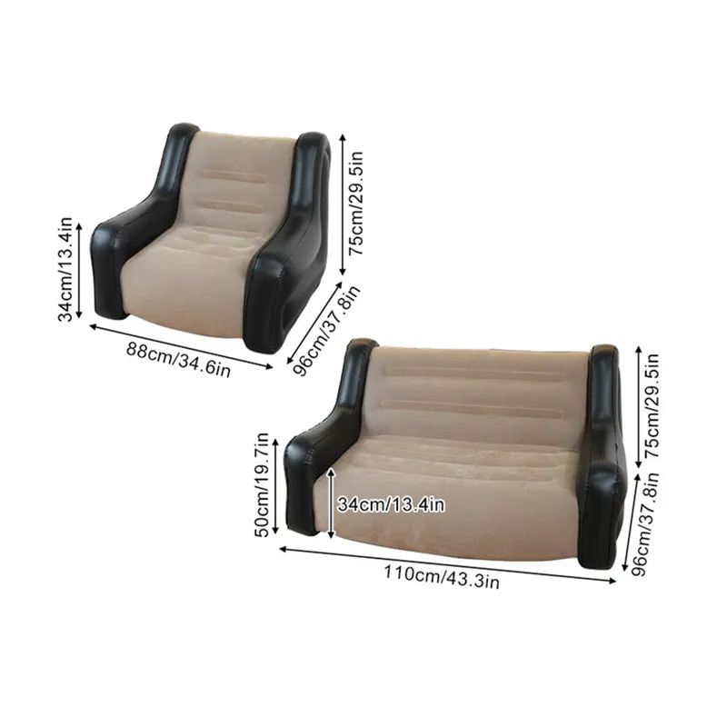 Air Mattress Inflatable Sofa D - Outdoor Camping Inflatable Tent ulasan dan harga
