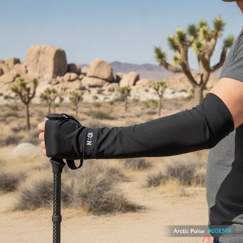 1 Pair Anti-UV Ice Arm Sleeves - Outdoor Activities In Camping ulasan dan harga
