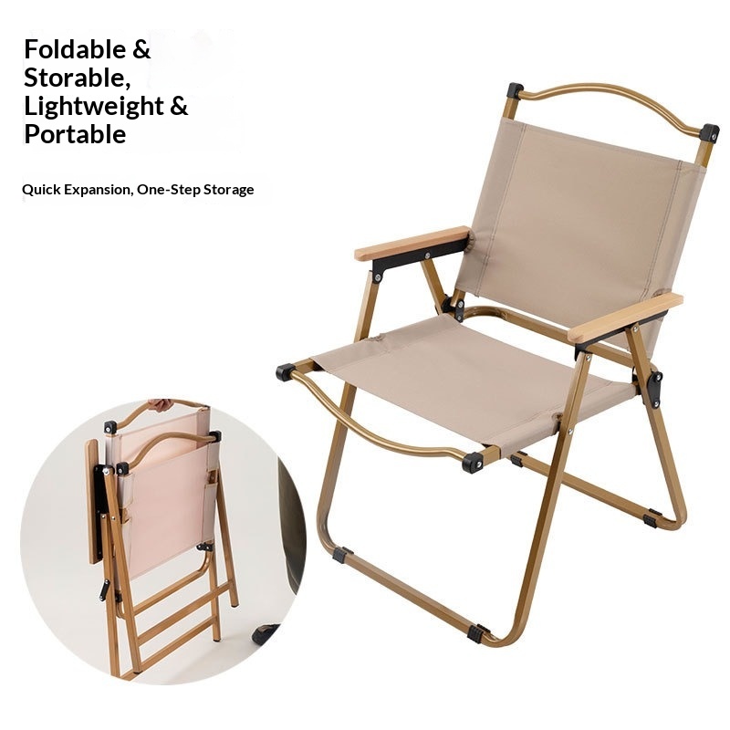 Portable Lightweight Folding O - Outdoor Camping High Chair ulasan dan harga