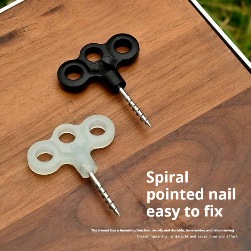 3-Hole Deck Screw Tent Nail, P - Outdoor Camping Decke ulasan dan harga