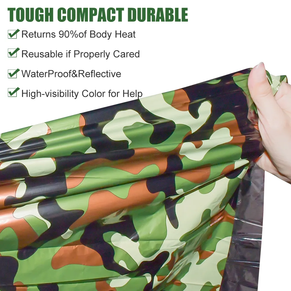 PE Emergency Sleeping Bag Camo - Bivvy Bag Emergency ulasan dan harga