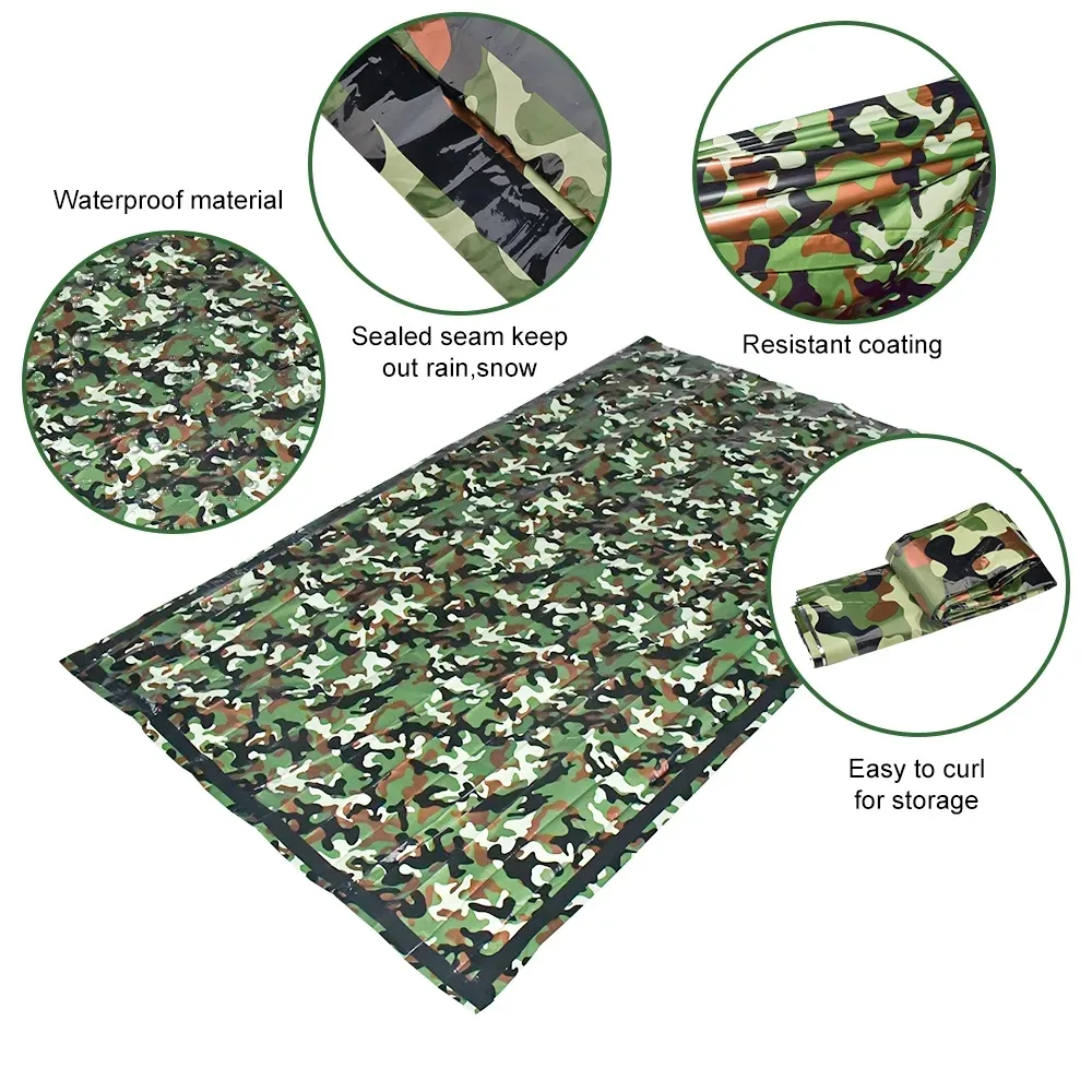 PE Emergency Sleeping Bag Camo - Bivvy Bag Emergency ulasan dan harga