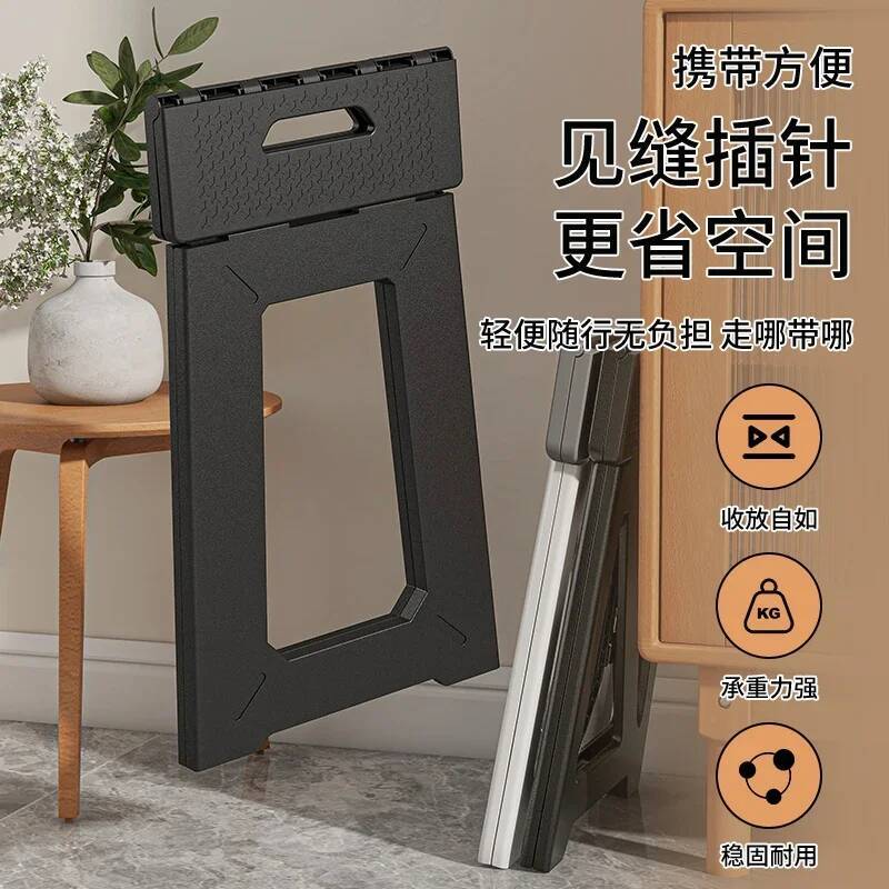 Adult Plastic Stool Home Porta - Outdoor Camping High Chair ulasan dan harga