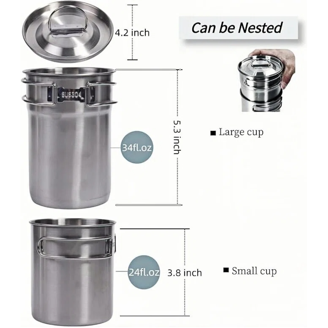 Foldable Camping Cups Mugs Cam - Outdoor Y Camping ulasan dan harga