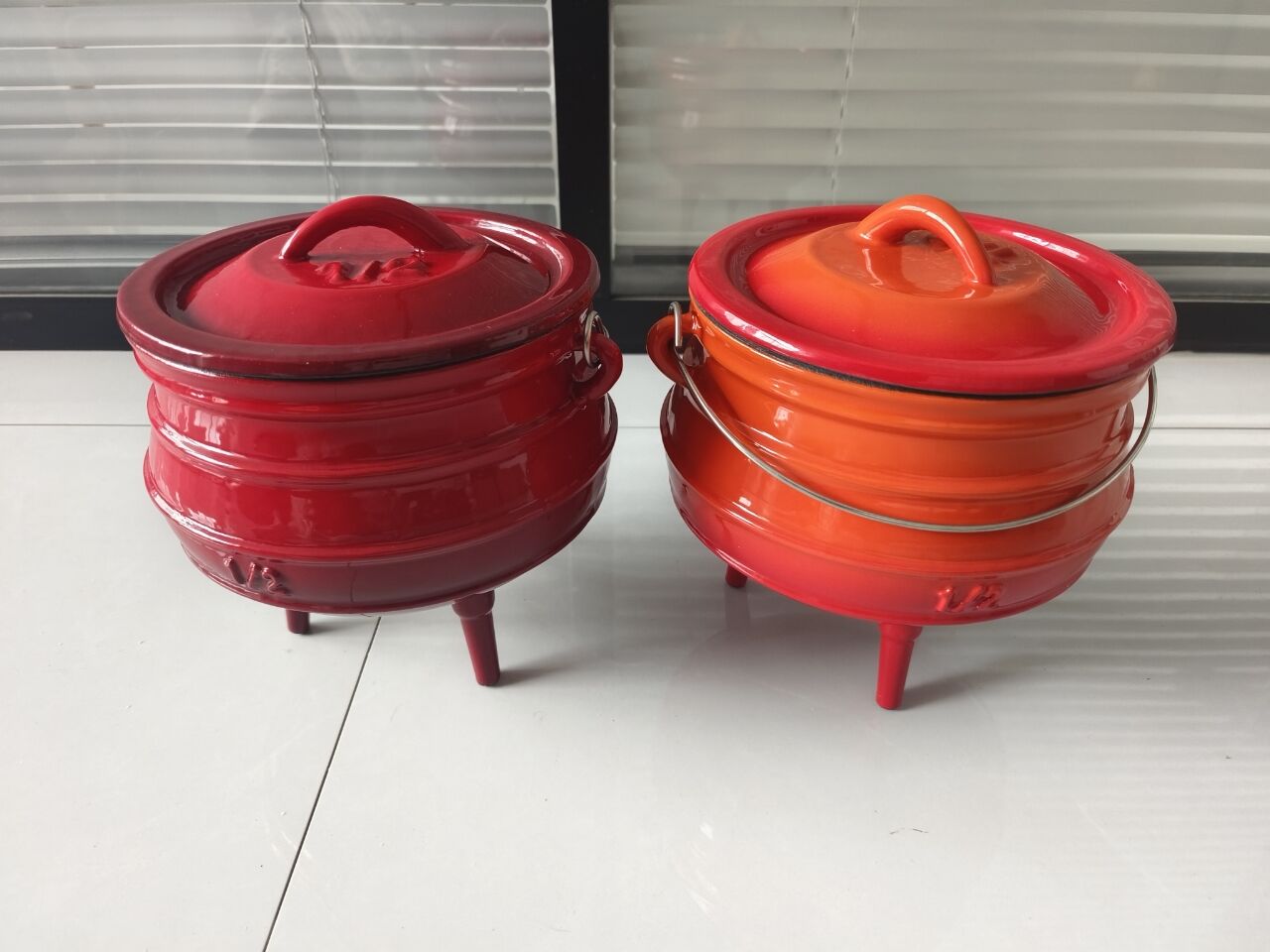 1/2# Cast Iron Enamel Dutch Ov - Outdoor Camping Oven ulasan dan harga