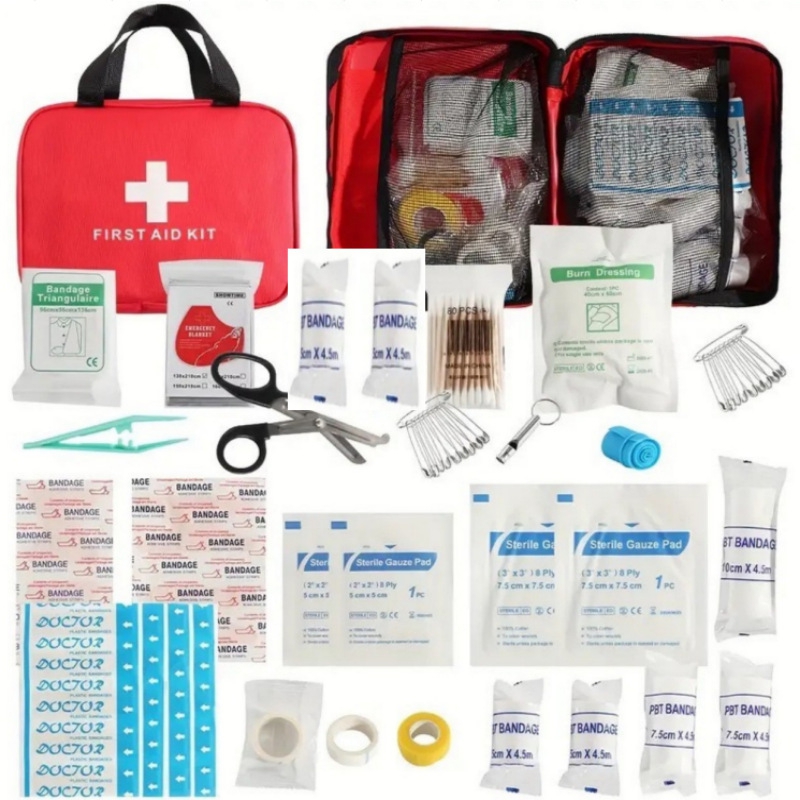 173Pcs First Aid Kit Full Set  - Bivvy Bag Emergency ulasan dan harga