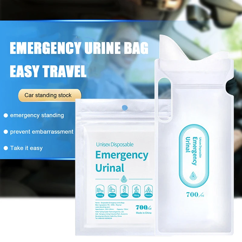 4PCS 700ml Car Urine Bag Emerg - Bivvy Bag Emergency ulasan dan harga