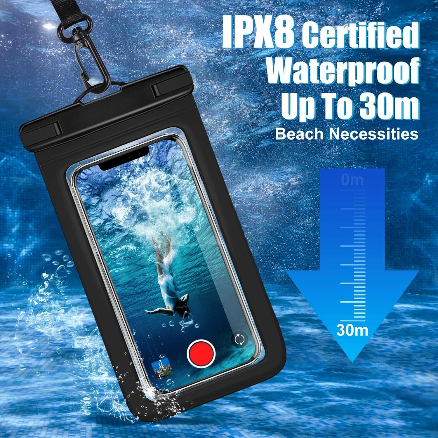 3 Pack Multicolor IPX8 Waterpr - Outdoor Camping Bag ulasan dan harga
