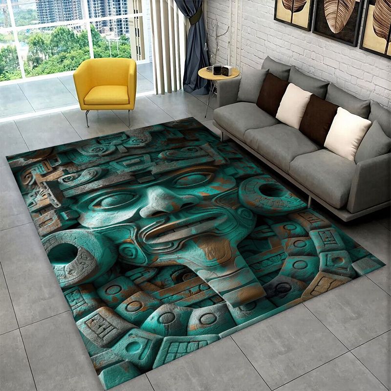 Mayan Mask Aztec Totem Large A - Outdoor Camping Mats Large ulasan dan harga