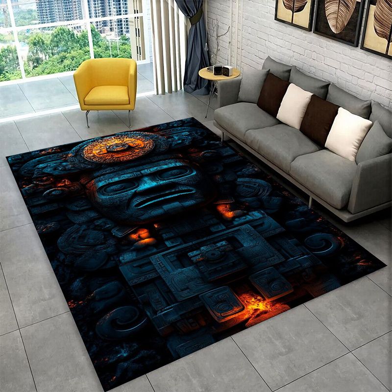 Mayan Mask Aztec Totem Large A - Outdoor Camping Mats Large ulasan dan harga