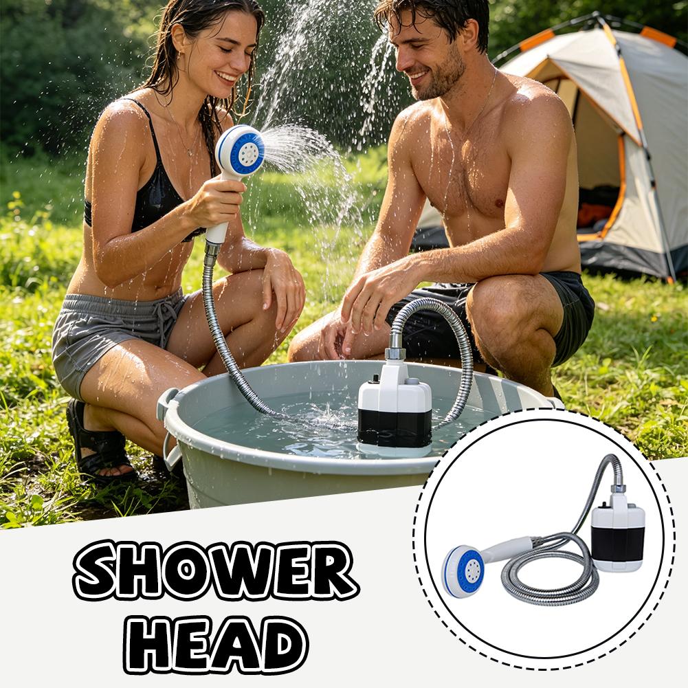 USB Rechargeable Portable Elec - Portable Camping Shower ulasan dan harga