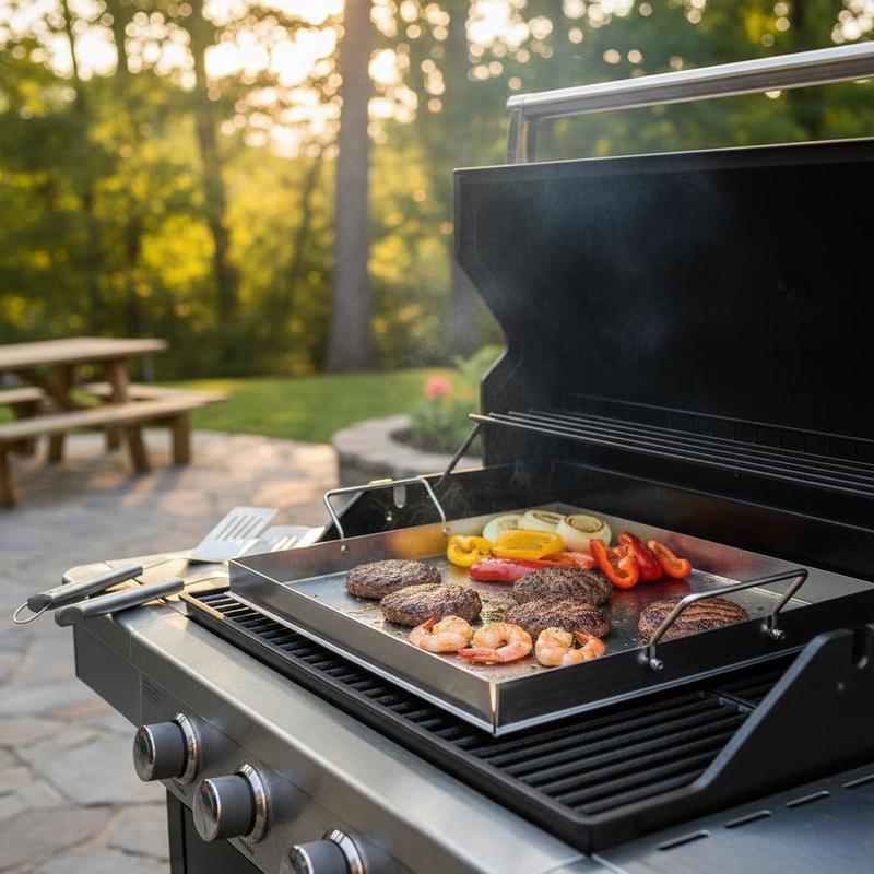 Universal Flat Top Griddle 18x - Outdoor Y Camping ulasan dan harga