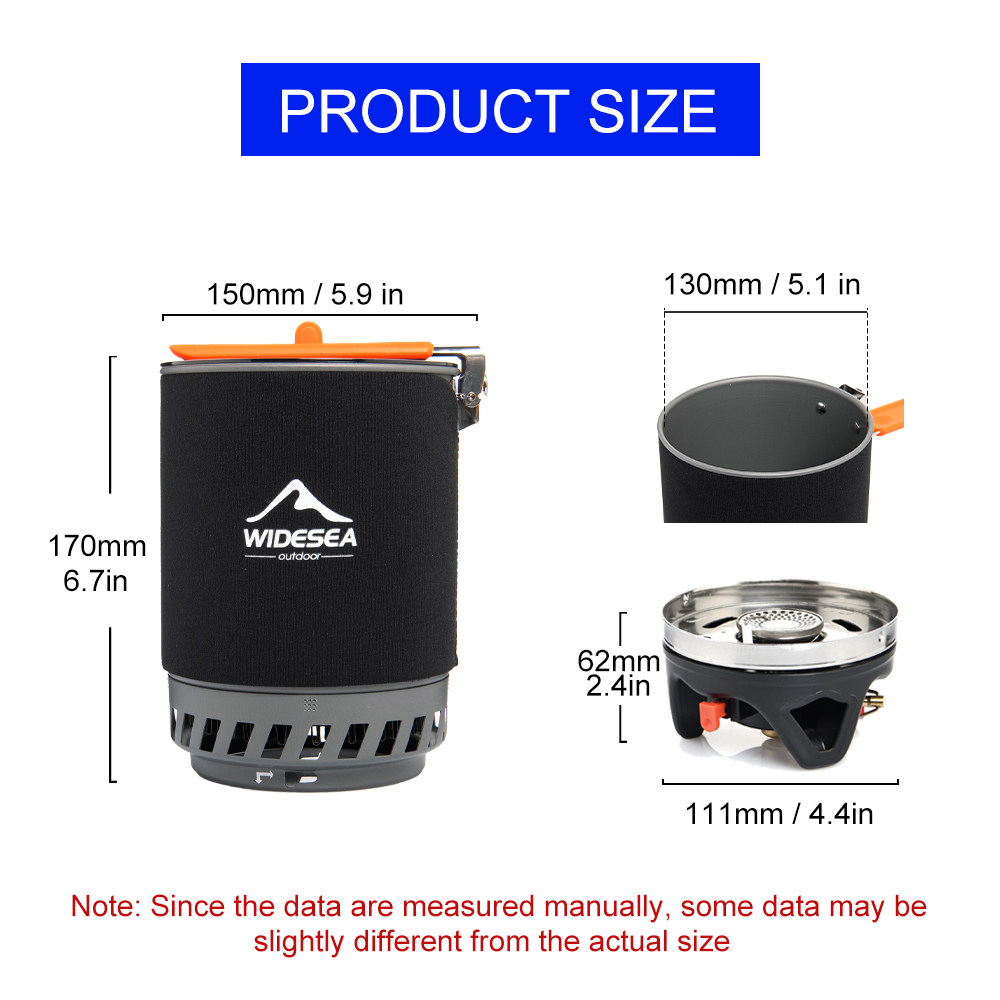 Widesea Camping Cooking System - Outdoor Camping Gas Stove ulasan dan harga