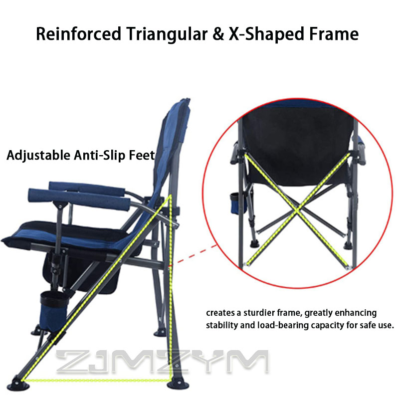 Outdoor Folding Chair Large Si - Outdoor Camping High Chair ulasan dan harga