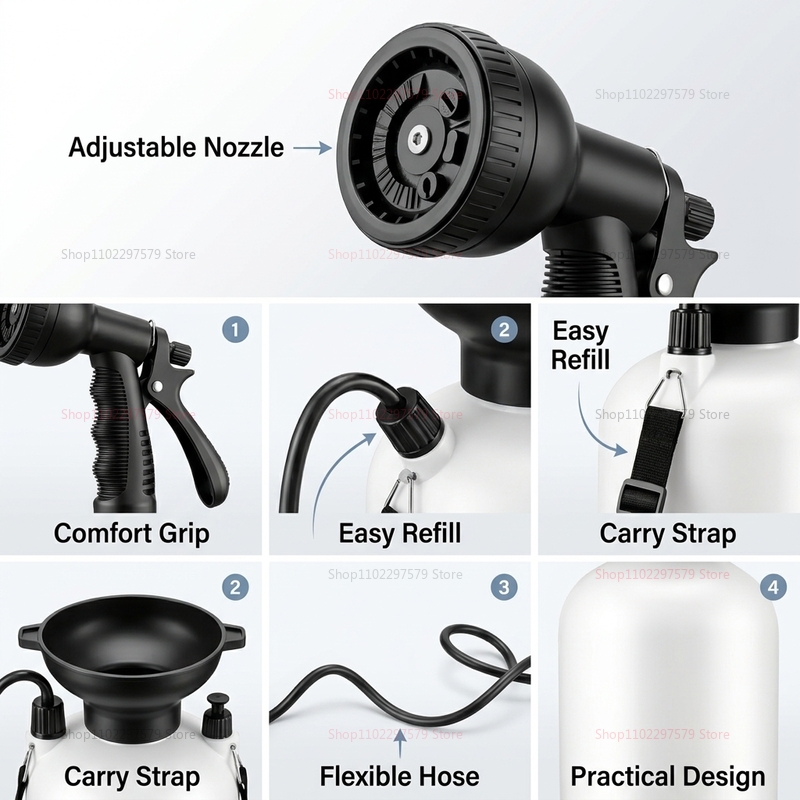 5L Portable Camping Shower Man - Outdoor Activities In Camping ulasan dan harga