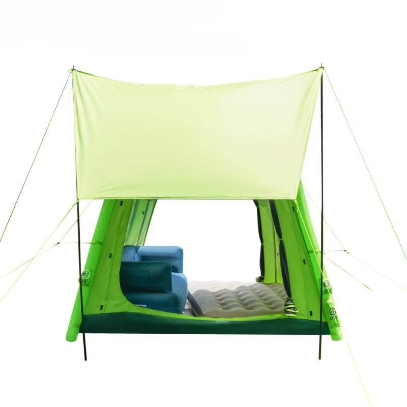 Portable Oxford Waterproof Inf - Outdoor Camping Inflatable Tent ulasan dan harga