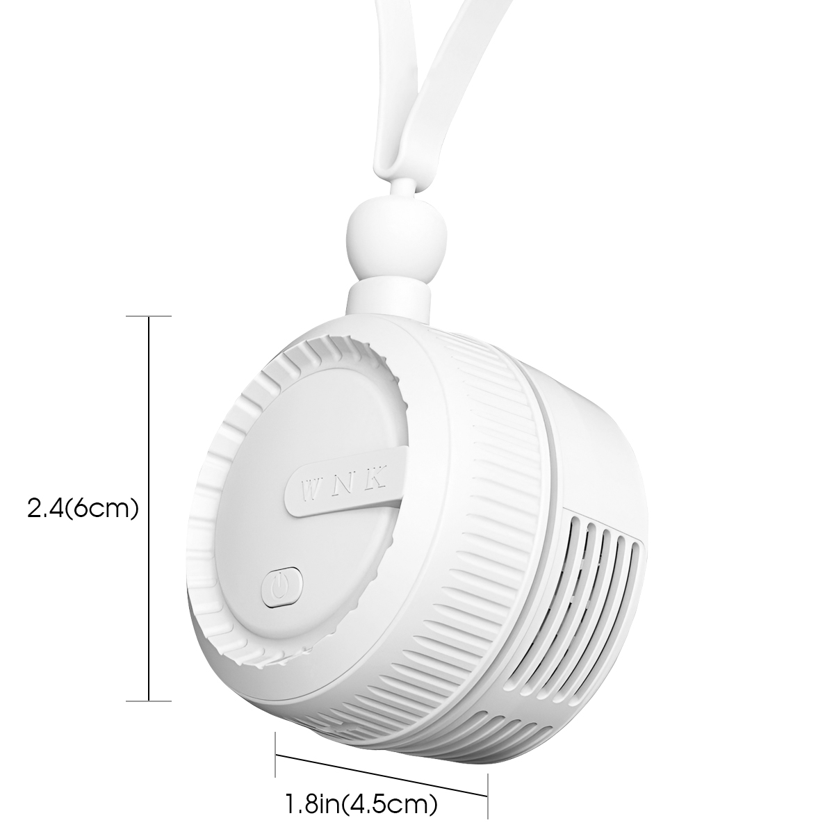 USB Rechargeable Neck Fan Blad - Camping Quiet ulasan dan harga
