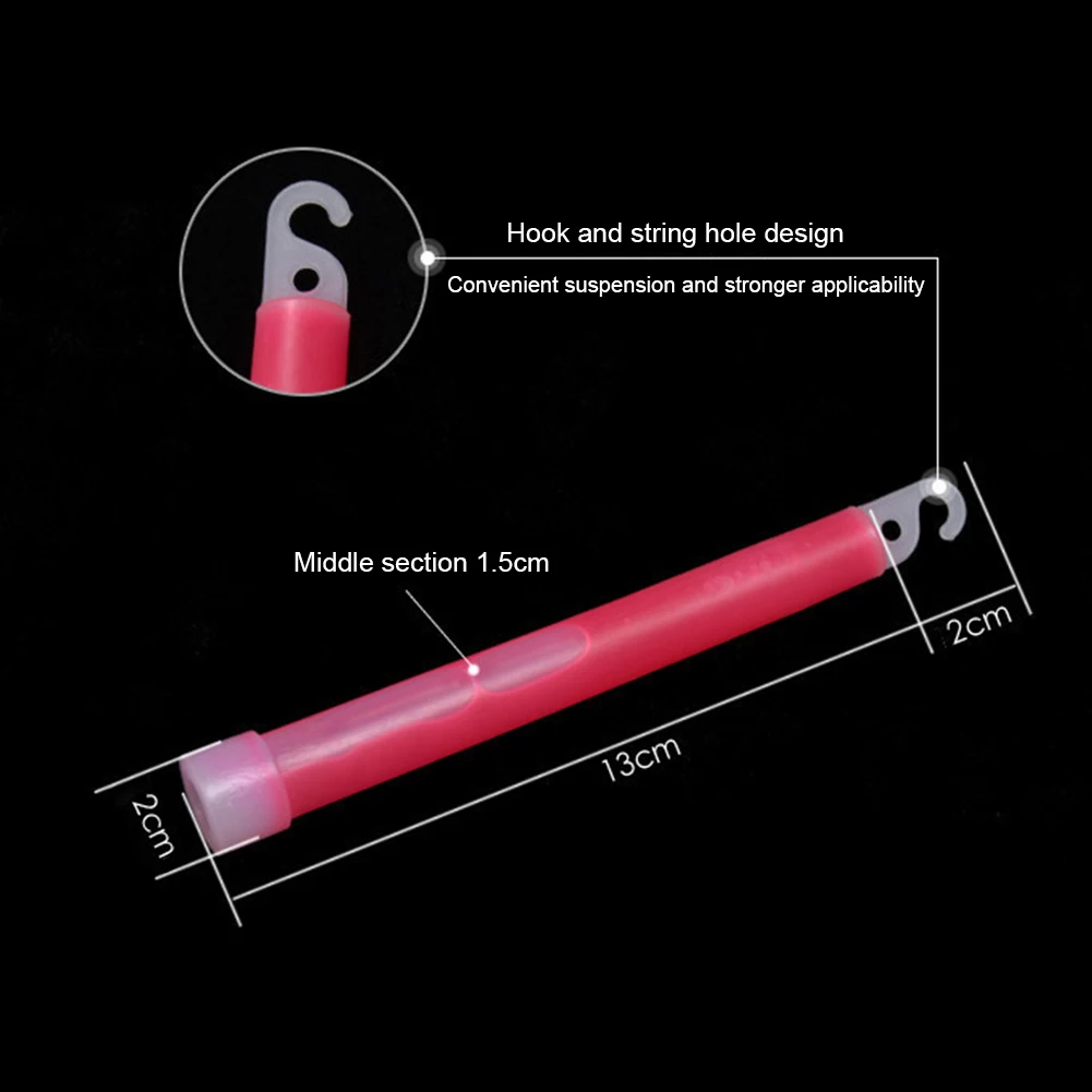 1/5PCS LED Glow Stick with Hoo - Glow Sticks Survival ulasan dan harga