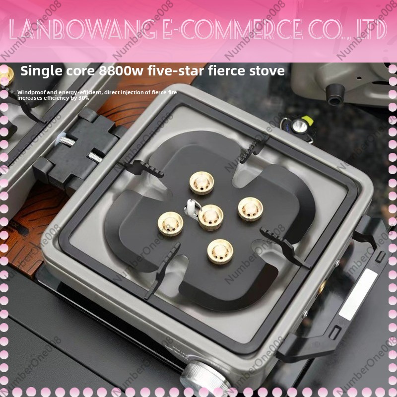 Outdoor Dual Burner High Power - Outdoor Camping Gas Stove ulasan dan harga