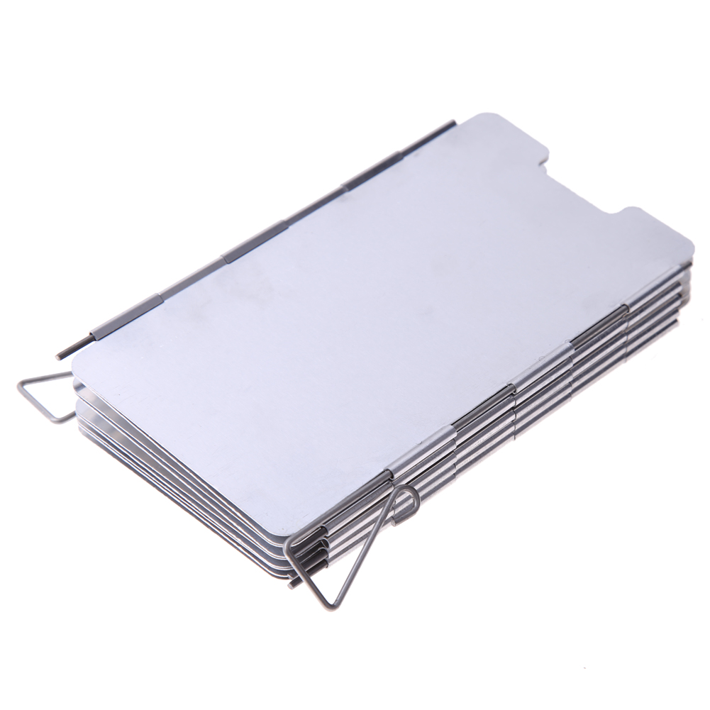 9pcs Windproof Windshield Fold - Outdoor Camping Gas Stove ulasan dan harga