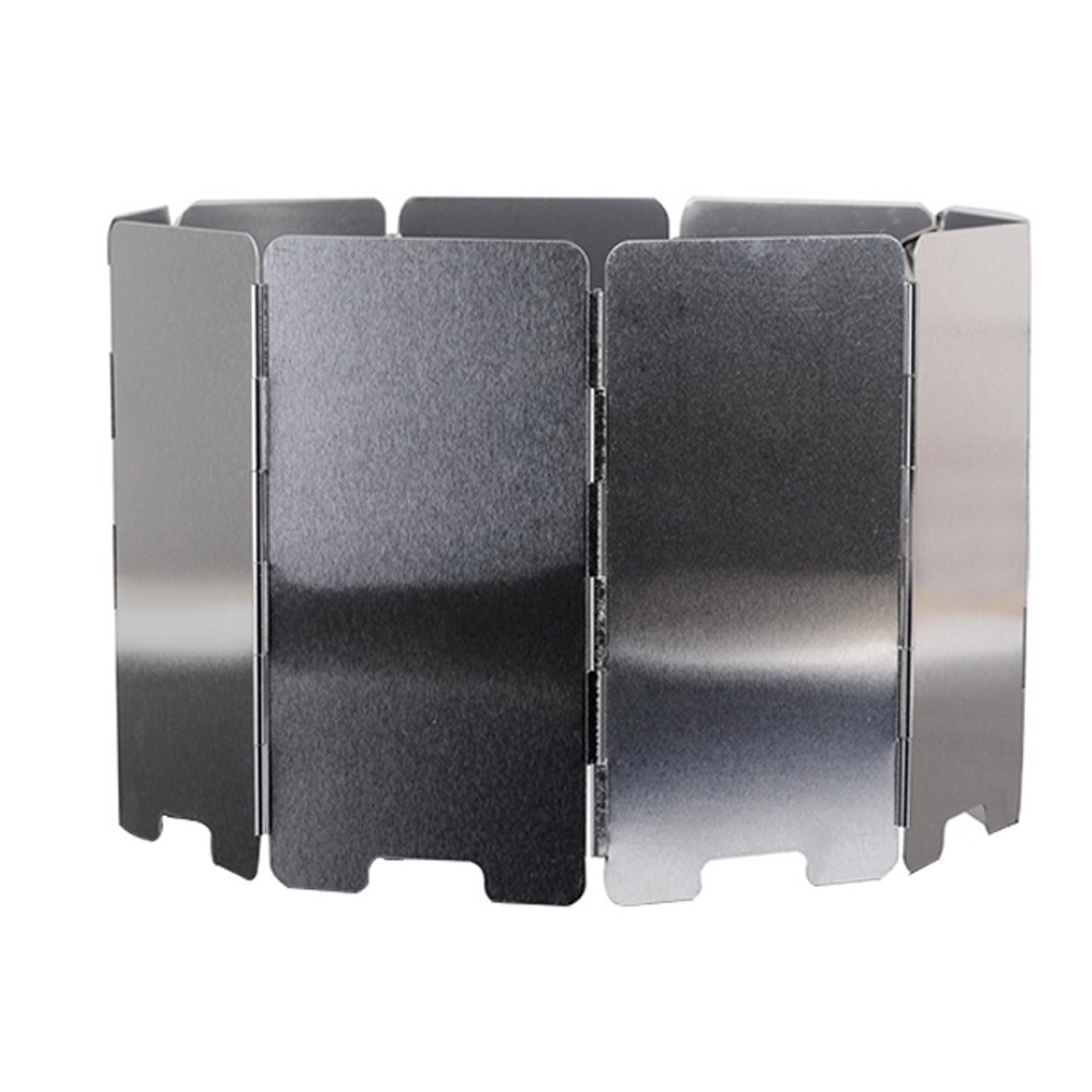 9pcs Windproof Windshield Fold - Outdoor Camping Gas Stove ulasan dan harga
