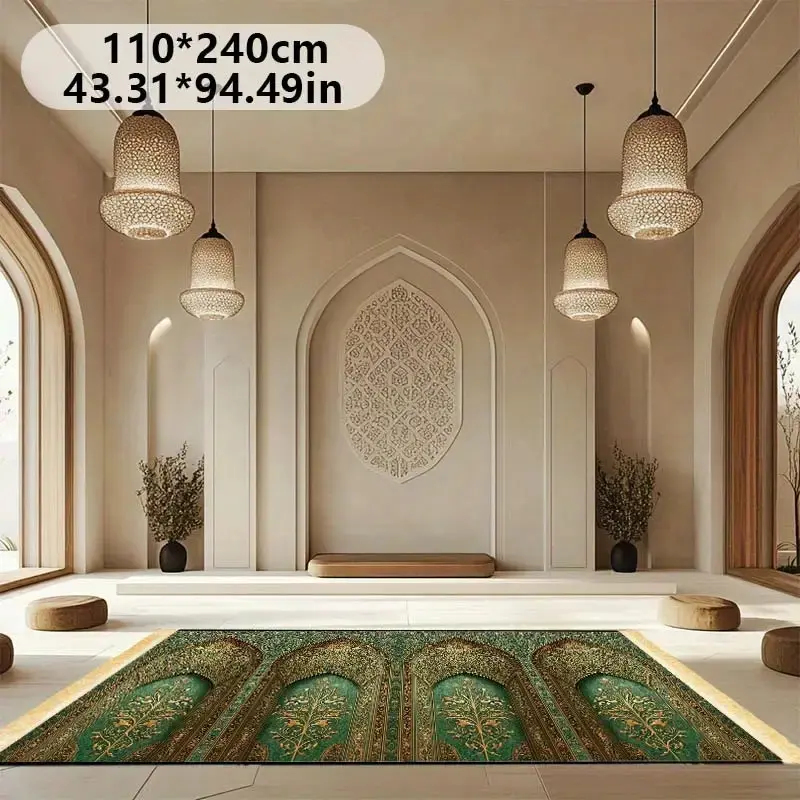 VIKAMA Luxury Muslim Prayer Ma - Outdoor Camping Mats Large ulasan dan harga