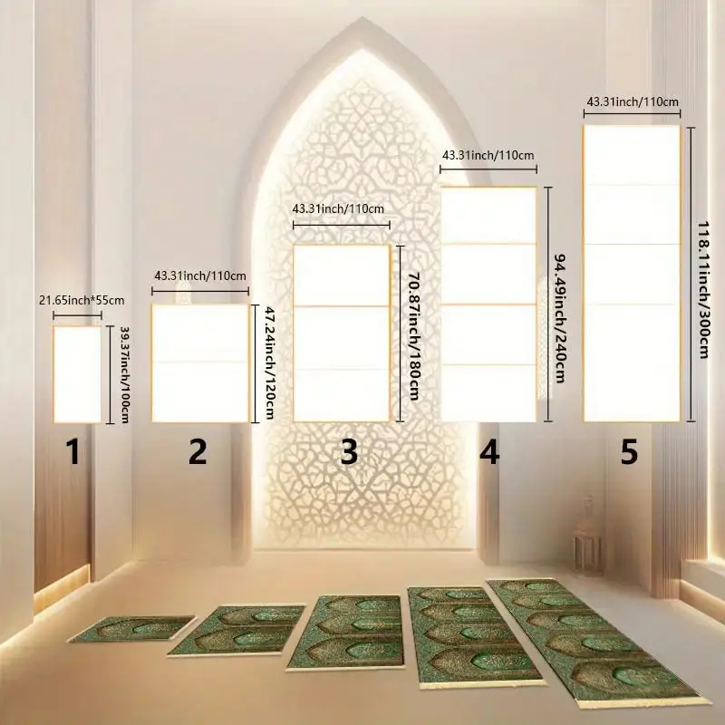 VIKAMA Luxury Muslim Prayer Ma - Outdoor Camping Mats Large ulasan dan harga