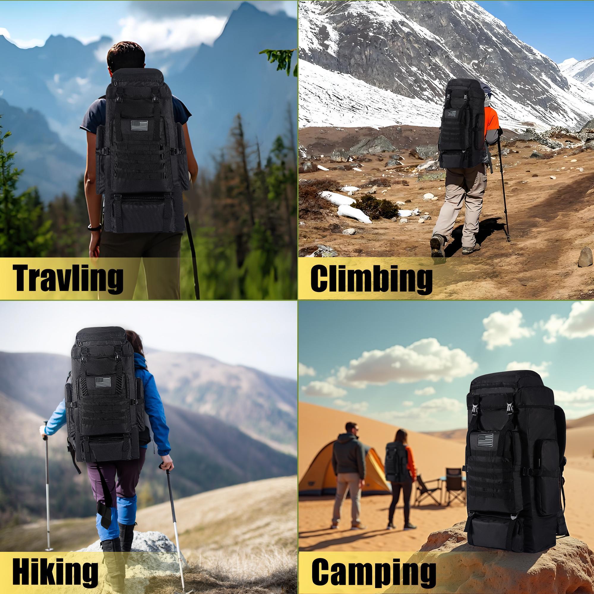 70L Professional Hiking Backpa - Outdoor Camping Bag ulasan dan harga