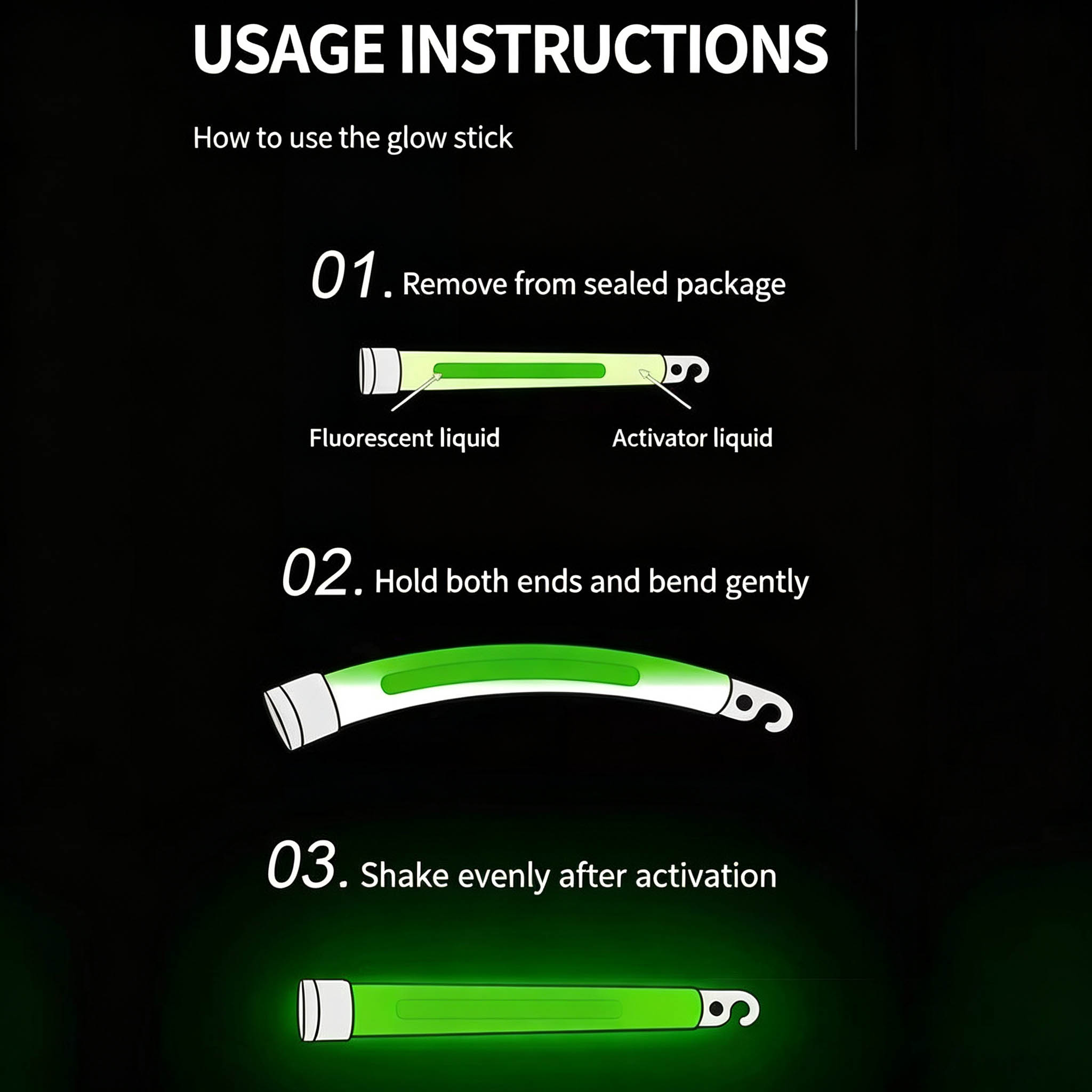 6-Inch Tactical Glow Sticks fo - Glow Sticks Survival ulasan dan harga