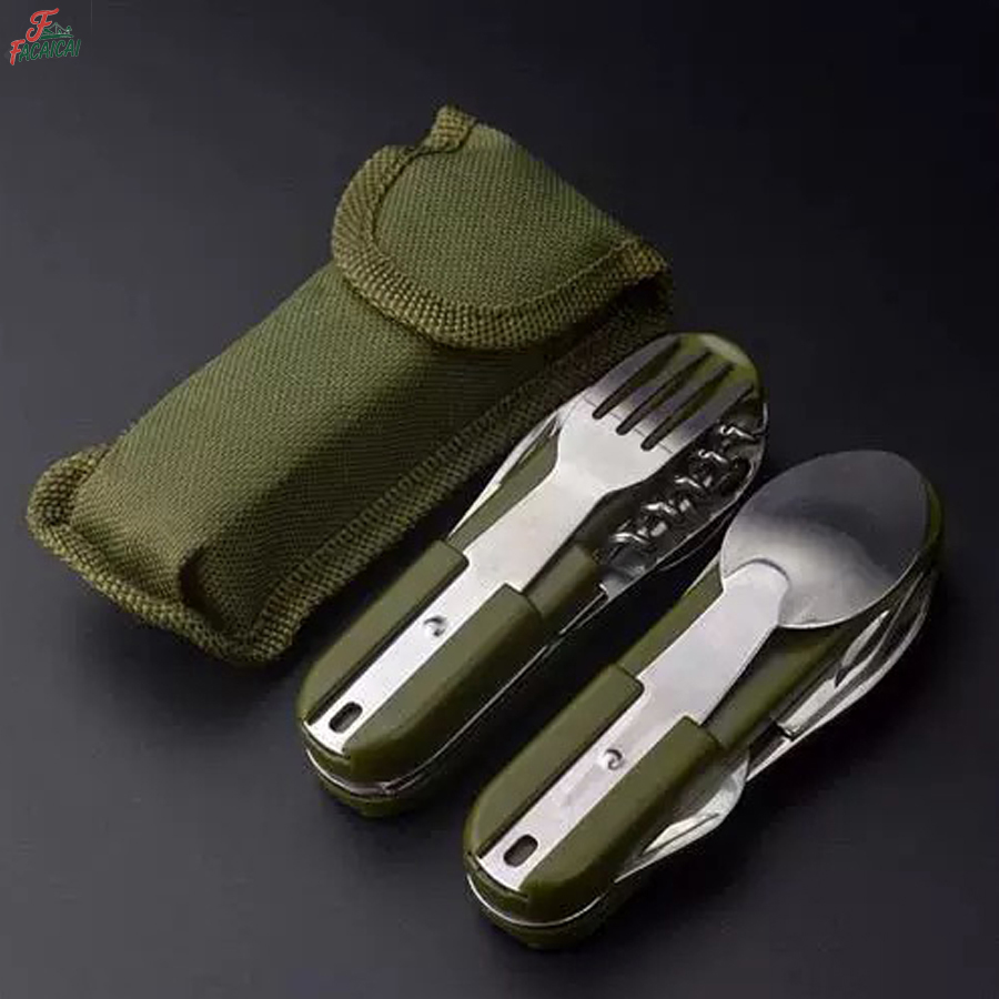 Camping Gear 5-in-1 Stainless  - Camping Quiet ulasan dan harga