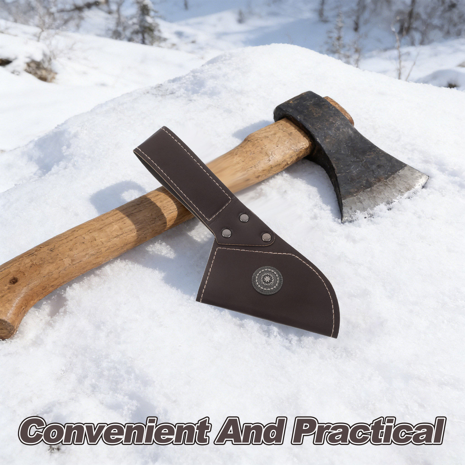 Hatchet Sheath Axe Head Cover  - Camp Axe Hatchet ulasan dan harga