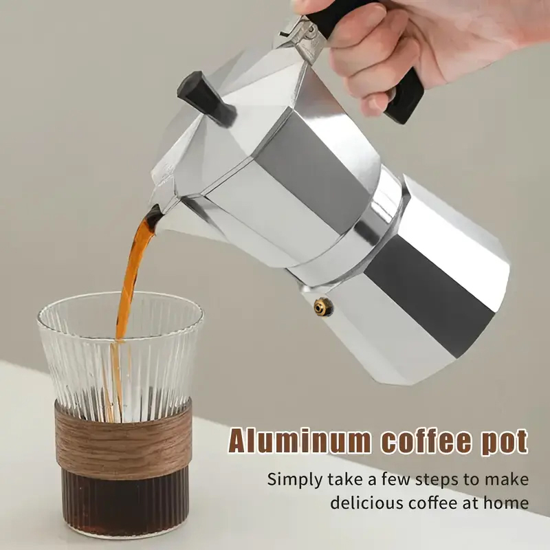 Classic Aluminum Moka Pot 50-3 - Outdoor Camping Items ulasan dan harga