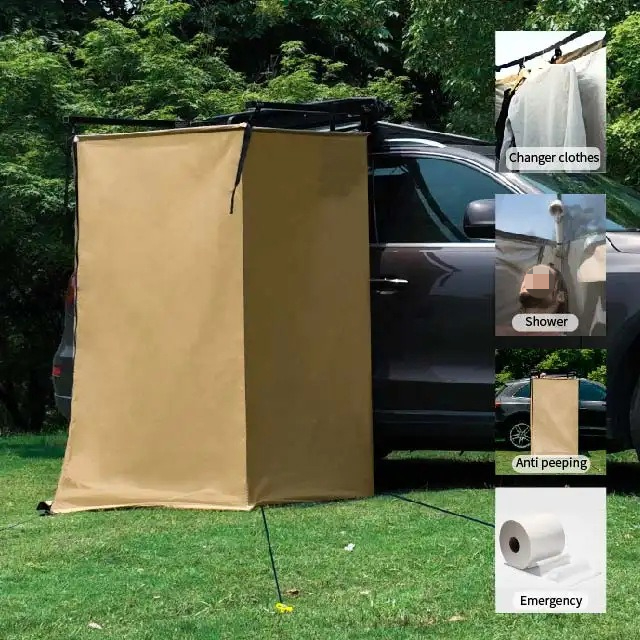 Outdoor car side bath tent sho - Outdoor Camping Toilet Tent ulasan dan harga