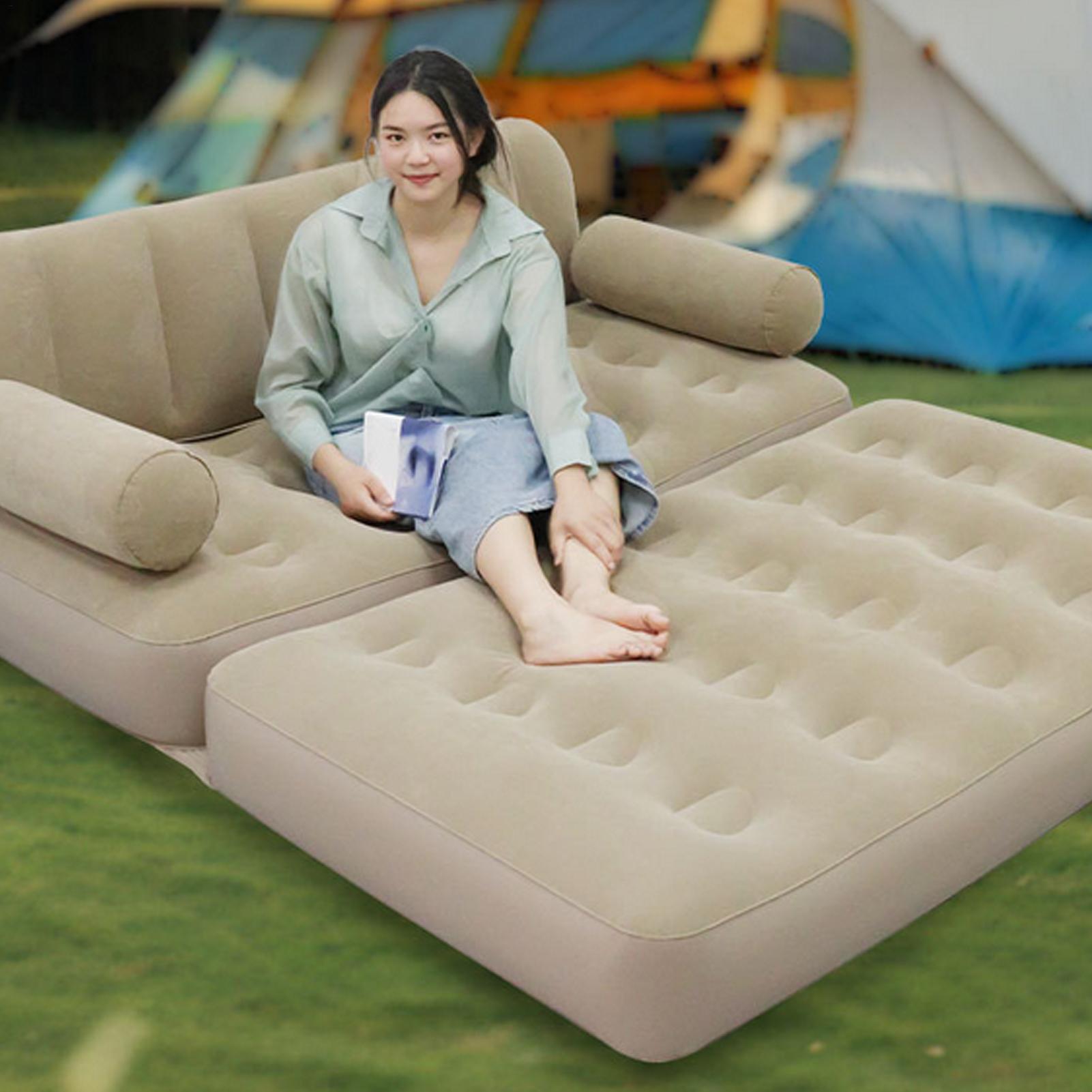 Air Sofa With Air Pump Folding - Bed Outdoor Camping ulasan dan harga