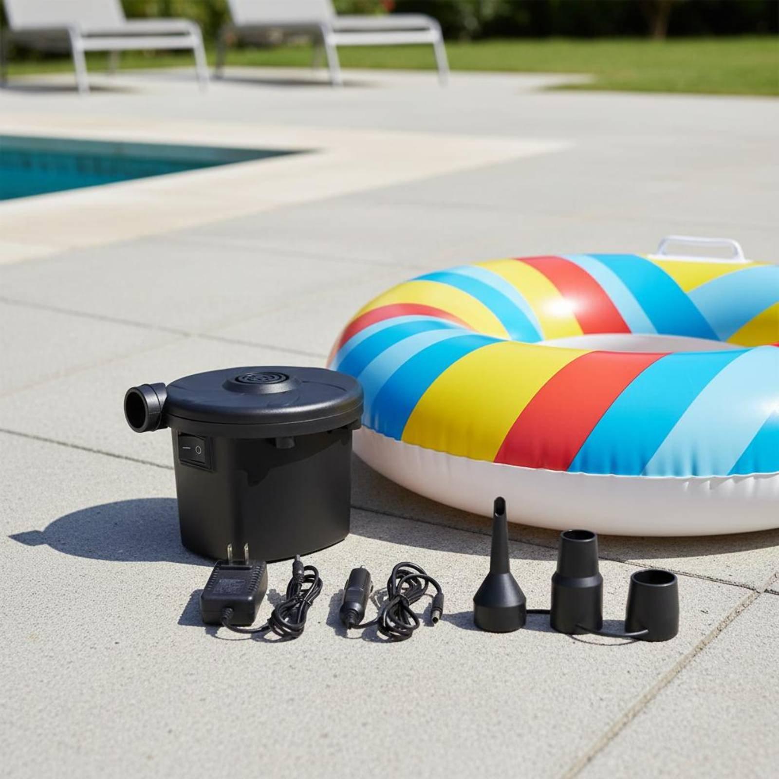 Electric Air Pump 3 Nozzles In - Camping Quiet ulasan dan harga