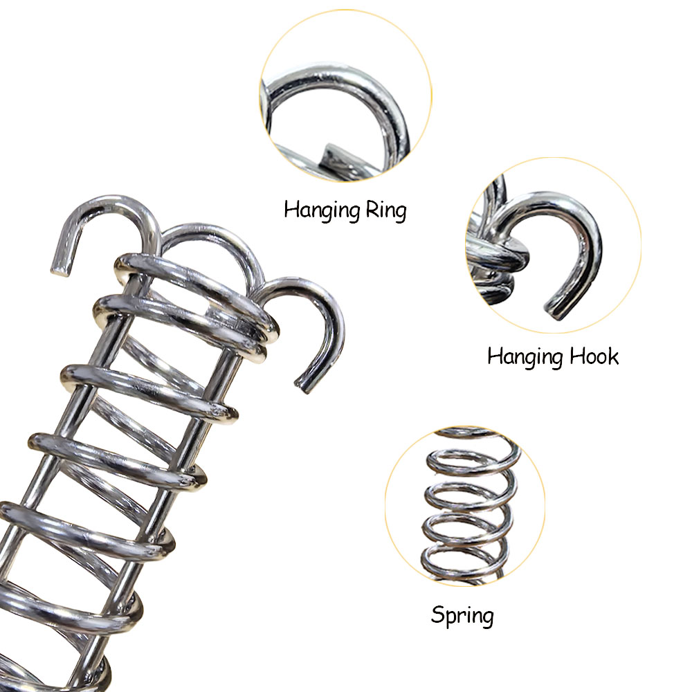 4Pcs Tent Wind Rope Spring Buc - Outdoor Camping Decke ulasan dan harga