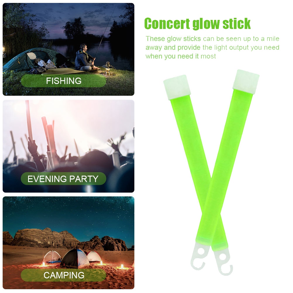 【New User-Coupon!】10Pcs Surviv - Glow Sticks Survival ulasan dan harga